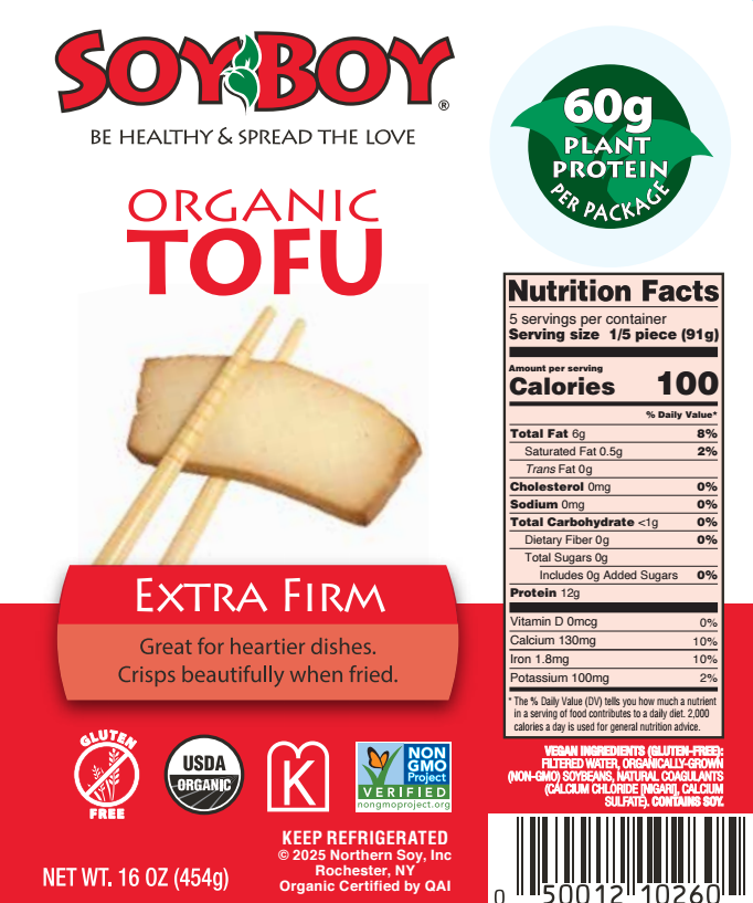 Organic Extra Firm Tofu — SoyBoy